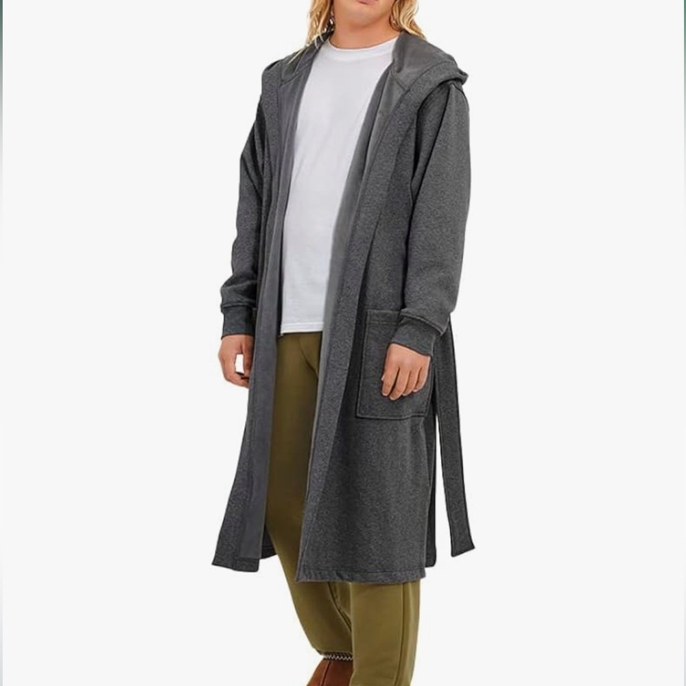 UGG Charcoal Heather Leeland Robe